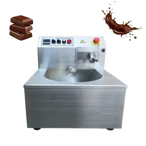 Chocolate candy coating machine with chocolate enrober cooling tunnel snickers cereal bar machine factory use