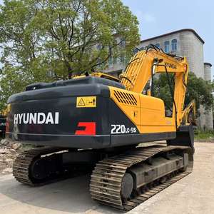 Excavatrice sur chenilles Hyundai 220LC-9S d'occasion de Corée Grande vente de pelleteuses d'occasion de 22 tonnes Excavatrice remise à neuf - Product Image 2