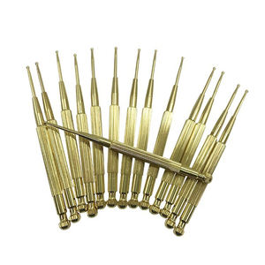 Stylo d'acupuncture rétractable à double tête en acier inoxydable, 2 pièces, outil de massage de réflexologie faciale, massage des oreilles à ressort - Product Image 5