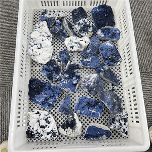 크리스탈 원시 돌 도매 천연 하이 퀄리티 에너지 블루 베리 형석 표본 가정 장식 - Product Image 3