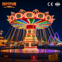 Manèges à chaises volantes, balançoires électriques, carrousel, équipement de parc d'attractions pour enfants et adultes, certifié CE, couleur personnalisée