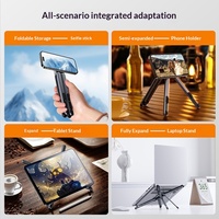 Soporte Plegable Magnético Impermeable Multifuncional de Aluminio para Teléfono Móvil, Tableta y Portátil, Éxito de Ventas Transfronterizo