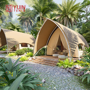 Nouvelle tente de glamping de luxe 4 saisons 5x7 pour chambre d'hôtel, design en forme de coquille Umtenhaus avec tissu PVC - Product Image 1
