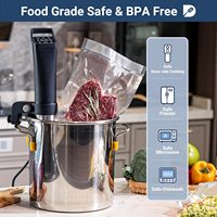 Sacs sous vide en plastique texturé 11x24 pour sceller, conserver et stocker aliments, viande congelée, snacks, pizzas – Qualité alimentaire, gaufrés