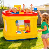 Trampoline gonflable pour enfants avec espace pour balles océaniques, lit de saut intérieur et extérieur, équipement de divertissement