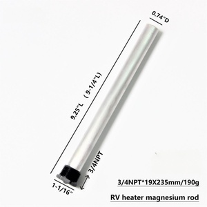 RV magiê anode <span class=keywords><strong>Rod</strong></span> 9.25 "L, 3/4" chủ đề cho ngoại ô & mor-flo Máy nước nóng bảo vệ chống ăn mòn - Product Image 3