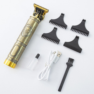 Professionnel T9 <span class=keywords><strong>tondeuse</strong></span> barbe Rechargeable rasoir tondeuses barbier <span class=keywords><strong>tondeuse</strong></span> coupe de cheveux Machine Vintage t9 pour hommes brosse à cheveux - Product Image 6