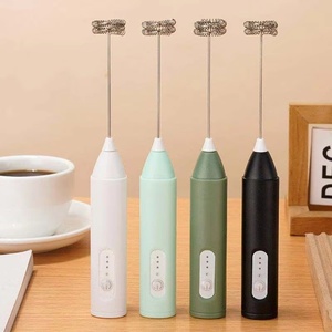 <b>Coffee</b> Accessories Type-C Electric Milk Frother for <b>Coffee</b> Milk Foam <b>Maker</b> Stirring Stick Latte Art Handheld Milk Frother - Product Image 5