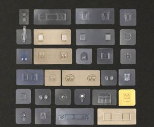 Transparent PP <b>Plastic</b> Self-adhesive Seamless Eco-Friendly Multifunction Customized Size Wall Mounted <b>Hook</b> for Household Tools - Product Image 5