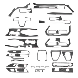 Fibre de carbone OEM pour <span class=keywords><strong>Ford</strong></span> <span class=keywords><strong>Mustang</strong></span> 2024, intérieur en fibre de carbone, produit complet, véritable carbone sec, fabricant de garnitures intérieures de voiture - Product Image 3