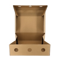 Boîte de rangement en carton personnalisé pour viande, boîtes en papier congelées pour poulet volaille, boîte d'expédition pour fruits de mer