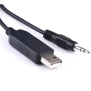 High Compatible WIN7 8 10 FTDI RS232 FT232RL PL2303 CP2102 5V 3.3V Uart TTL USB Male To 3.5mm 2.5mm Audio Jack Serial Converter