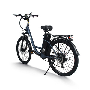 Bicicleta Eléctrica Híbrida de 26 Pulgadas, 48V 10.5AH 250W, Tracción Trasera, Bicicleta Urbana para Desplazamientos, 7 Velocidades, Freno de Disco - Product Image 5