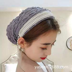 Nuevo pañuelo para <span class=keywords><strong>la</strong></span> <span class=keywords><strong>cabeza</strong></span> para mujeres musulmanas turbante de algodón sólido gorro Hijab gorras blanco perla interior Hijabs Femme Musulman árabe Wrap Turbante - Product Image 3