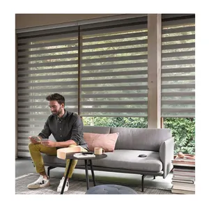 International First-Class Quality Wholesale Zebra Shade Remote Control Electric Window Blinds