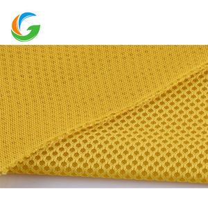<span class=keywords><strong>Tissu</strong></span> Spacer 3D Doré 100% Polyester 3MM, Maille Aérée 3D Tricotée Chaîne pour Sacs, Voitures, Matelas - Product Image 3