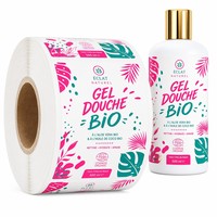 Étiquettes autocollantes personnalisées imperméables pour bocaux et bouteilles, autocollants en vinyle imprimés à l'or, résistants aux UV et aux rayures, pour aliments