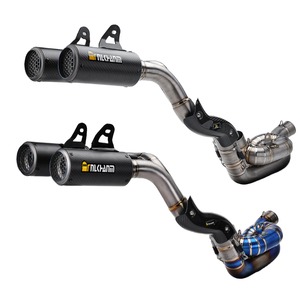 Nouveau système d'échappement de moto Duca V4, modification en alliage de titane, section complète, Panigale V4/V4S, acier inoxydable, boîte de rue - Product Image 1