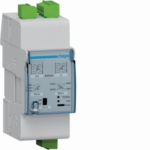 Modulo di Comunicazione Modbus Hager HTC320H con Ingressi e Uscite per H3+ P160 P250 P630 Energy - Product Image 1
