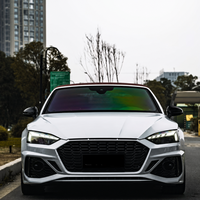 Kit de carrosserie pour Audi A5 S5 B9 2017-2020, pare-chocs avant et arrière, style RS5 B9.5 2024+, avec phares et diffuseur