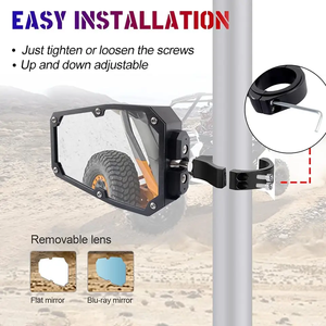 Gương Chiếu Hậu Gương Led Utv Gương Chiếu Bên Có Đèn Cho <span class=keywords><strong>Polaris</strong></span> RZR Can Am Maverick X3 - Product Image 5