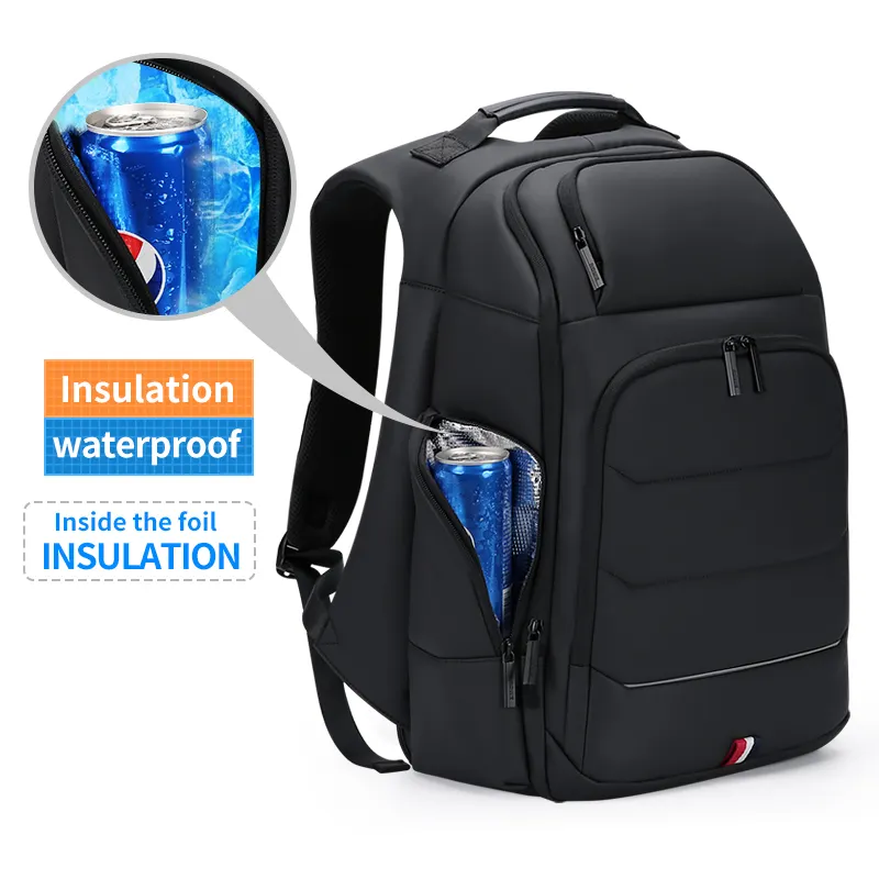 Дорожный рюкзак с защитой от кражи FENRUIEN, деловые сумки для ноутбука 17,3 дюйма, водостойкие сумки с USB для колледжа для мужчин, черная школьная сумка 2022