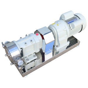 Высоковязкий санитарный роторный лопастной насос, насос для передачи жидкости сахарного сиропа, поршневой насос с принудительным рабочим объемом ротора - Product Image 6