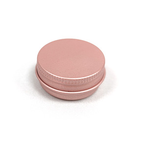 5ml-250ml ピンクアルミ製収納缶 小型丸型スタッシュポット リップバーム化粧品ボックス - Product Image 3