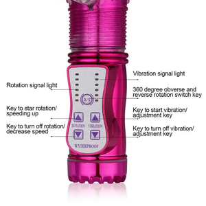 10 frekuensi baterai kristal ungu merah muda ayunan berputar getaran wanita <span class=keywords><strong>Jack</strong></span> g Spot kelinci <span class=keywords><strong>Vibrator</strong></span> untuk pasangan alat seks - Product Image 5