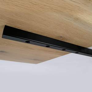 Extensión DE MESA DE ACERO INOXIDABLE Premium con tapa de madera Mejora la decoración y funcionalidad del hogar Embalaje de pedidos por correo sin complicaciones - Product Image 4