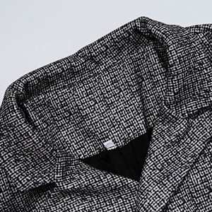 Nuovi <span class=keywords><strong>blazer</strong></span> per giacca di marca da uomo alla moda cappotti Casual Slim belle giacche da uomo da lavoro abiti da uomo a righe - Product Image 5