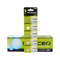 CR1216 baterai Lithium sel tombol 3V untuk jam tangan elektronik Remote Control kunci mobil