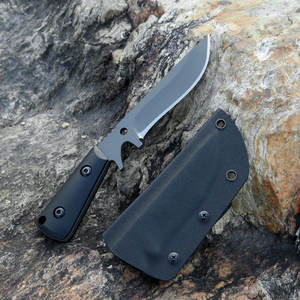 अनुकूलन योग्य G10 संभाल स्टेनलेस स्टील फिक्स्ड ब्लेड चाकू उच्च कठोरता को संभालने वाले आउटडोर कैंपिंग और डिय परियोजनाओं के लिए ओएम उपलब्ध - Product Image 1