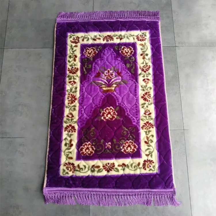 Оптовая продажа от производителя, детский складной молитвенный коврик, мусульманский коврик, индивидуальный молитвенный коврик