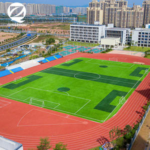 QINGZHOU L004-L4 50mm terrain de Football extérieur synthétique fausse <span class=keywords><strong>herbe</strong></span> <span class=keywords><strong>pour</strong></span> terrain de Football gazon artificiel de haute qualité - Product Image 4