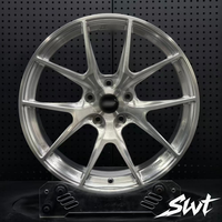 Jantes en alliage forgé APEX VS 5RS 18 19 20 pouces argent poli 5x112 5x120 5x114.3 5x130 haute performance pour voitures de course européennes