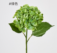 Fleurs d'hortensia de haute qualité au toucher réel, hortensia rouge foncé, fleur en latex hydratante, décoration d'intérieur