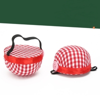Coussin à épingles en tissu mousse rouge, support élastique pour poignet, 3,8 cm x 6,2 cm, accessoires de couture DIY de haute qualité, marque Double Papillon Doré