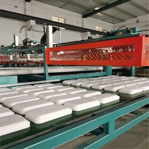 PS bọt Hộp Tấm máy/tự động Polystyrene xốp trắng dùng một lần thực phẩm container món ăn khay máy làm - Product Image 3