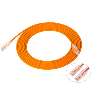 สายอีเธอร์เน็ต PVC Cat6 แบบบาง RJ45 UTP ป้องกันการเกี่ยวขัดยอก |   เสื้อแจ็คเก็ต LSZH แบบสั่งทำพิเศษมีจำหน่าย - Product Image 2