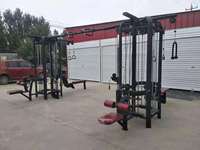 DGZ7002 Promotion : Appareil de musculation multifonctionnel 8 stations pour la maison, équipement de gym à domicile à charge par poulie