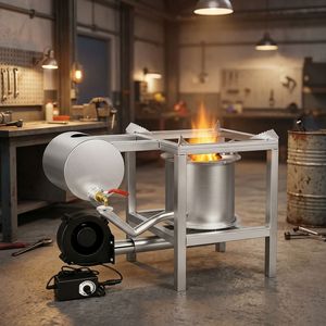 Fournisseur en gros de poêles <span class=keywords><strong>à</strong></span> combustion écologiques OEM personnalisées avec souffleur, chauffage portable multi-combustibles, équipement de camping - Product Image 3