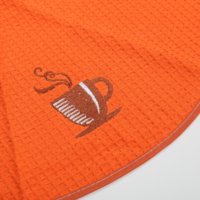 Serviette de cuisine ronde avec motif de broderie Serviette de vaisselle de nettoyage de cuisine de haute qualité