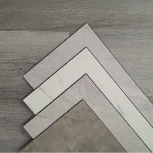 Suelo SPC Impermeable de Núcleo Rígido, Compuesto de Piedra y Plástico, Diseño Moderno Liso, Resistente al Desgaste, con Diseño Gráfico - Product Image 1