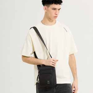 WePower Sac bandoulière pour homme en nylon noir multifonctionnel pour usage quotidien été 2024 - Product Image 1