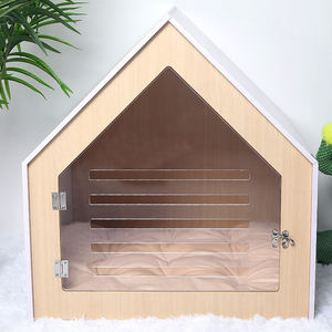 Fabrika toptan kedi ve köpek evleri <span class=keywords><strong>Pet</strong></span> açık ve kapalı köpek mobilya ev yatak ahşap köpek sandık ev - Product Image 6