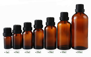 <span class=keywords><strong>Amber</strong></span> Renkli Cilt Bakımı 10ml 20ml 30ml 50ml 100ml Kahverengi Cam Esansiyel Yağ Şişesi, Serum, Vücut ve Saç Yağları için Euro Damlalık ile - Product Image 3