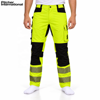 Pantalons de travail de sécurité personnalisés avec poches cargo pour les marques d'uniformes industriels en marque blanche, fourniture OEM