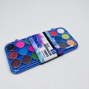 Set di 21 Colori di Acquerelli Solidi con Pennello Gratuito, Non Tossici, per Bambini, Ritorno a Scuola, Materiali Artistici per Disegno - Product Image 4