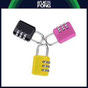 กุญแจล็อคแบบผสมยี่ห้อ Yuefeng รุ่นมินิ 3 หลัก ตั้งรหัสใหม่ได้ สำหรับกระเป๋าเดินทาง เป้สะพายหลัง ล็อคเพื่อความปลอดภัยในการเดินทาง - Product Image 2